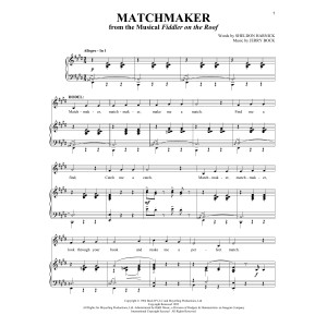 Matchmaker (from Fiddler On The Roof)